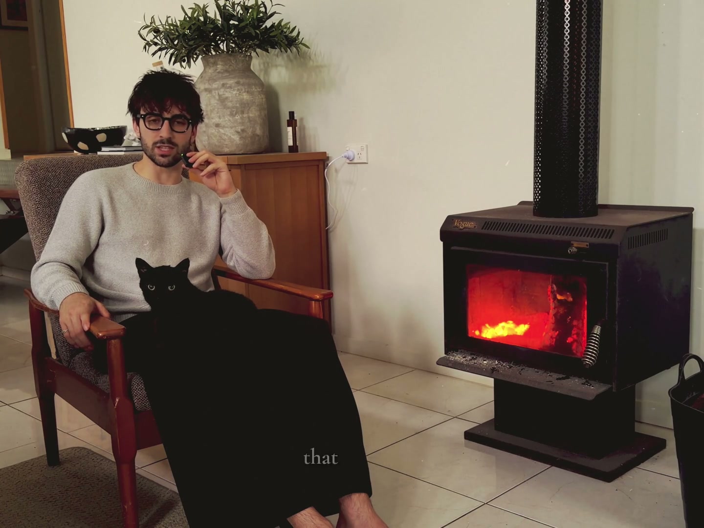 Fireplace poster frame